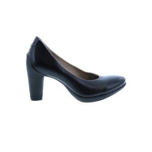 ECCO Pumps Sculptured 75 Leather Shoes/Textured Heel Dress Shoes EU 38-US 7/7.5